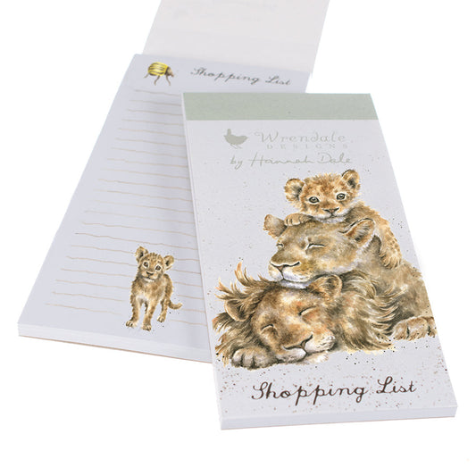 Wrendale Designs Shopping Pad magnetic LIONS