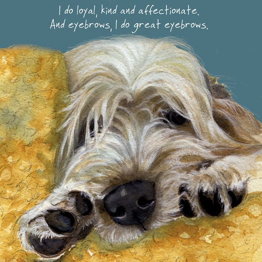 The Little Dog Laughed Greeting Card Dog GRAND BASSET GRIFFON VEDEEN Rodney