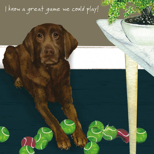 The Little Dog Laughed Greeting Card Dog LABRADOR Lolly