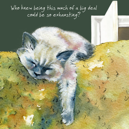 The Little Dog Laughed Greeting Card Cat RAGDOLL Maggie