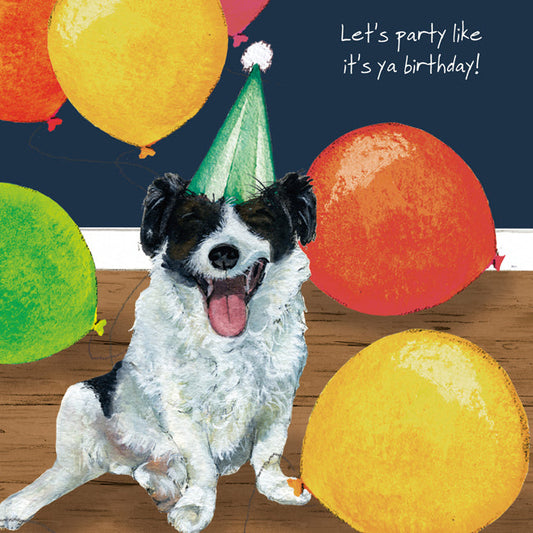 The Little Dog Laughed Birthday Card Dog JACK RUSSELLX Patch