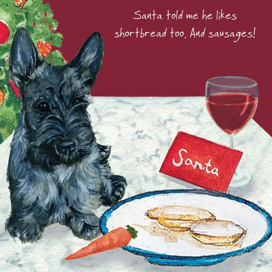 The Little Dog Laughed Christmas Card Dog SCOTTIE Dougal