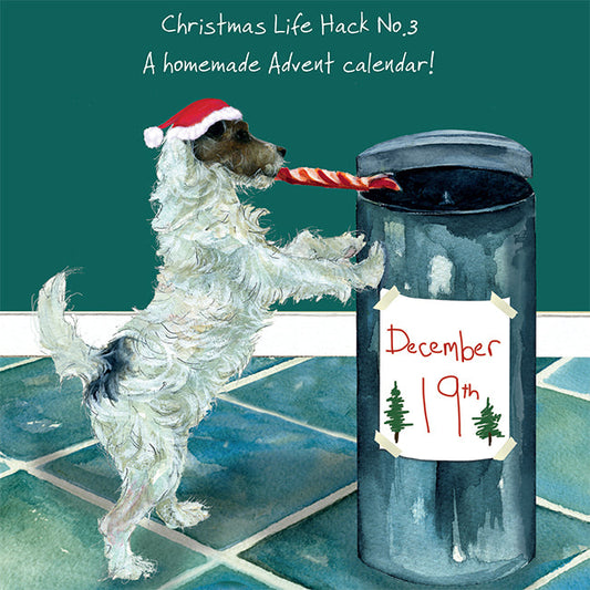 The Little Dog Laughed Christmas Card Dog PARSONS TERRIER Albert