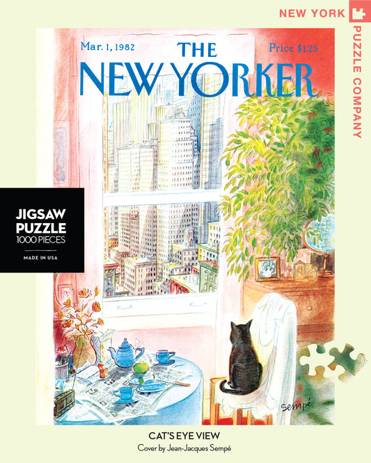 Jigsaw New York Puzzle Co CAT'S EYE VIEW 1000pc