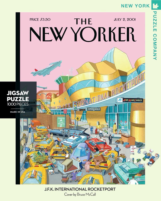 Jigsaw New York Puzzle Co JFK INTERNATIONAL 1000pc