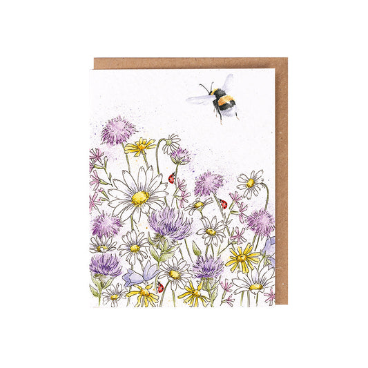 Wrendale Designs card The Wild Collection Bee JUST BEE-CAUSE 