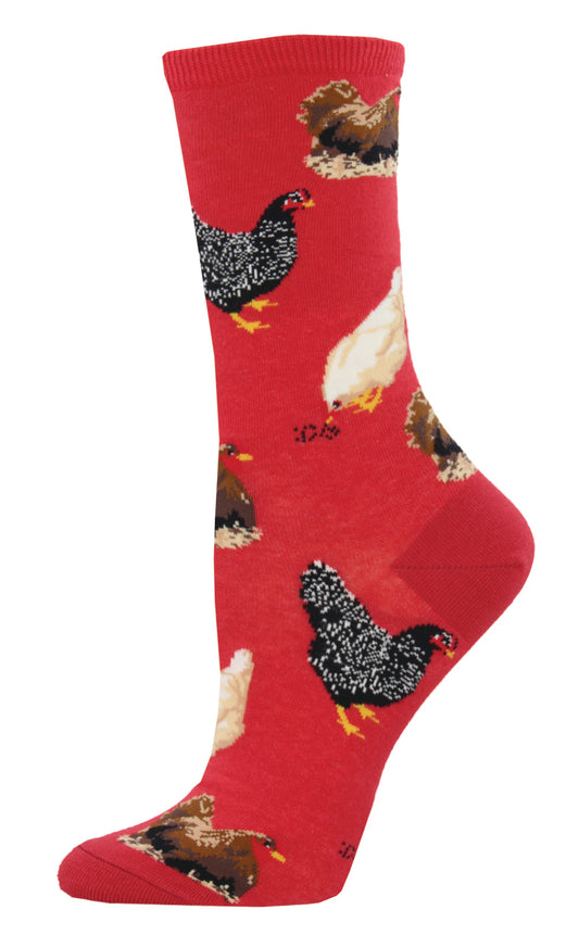 Socksmith Socks Small (women) CHOOKS  red