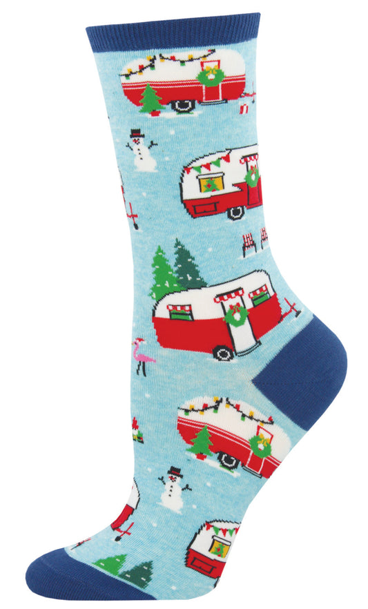 Socksmith Socks Christmas Small (women) CARAVANS blue
