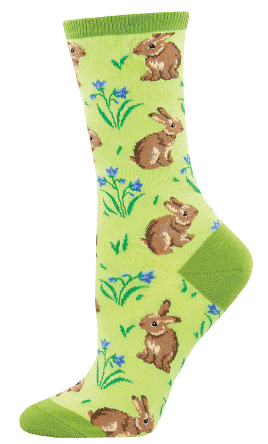 Socksmith Socks Small (women) RABBITS green
