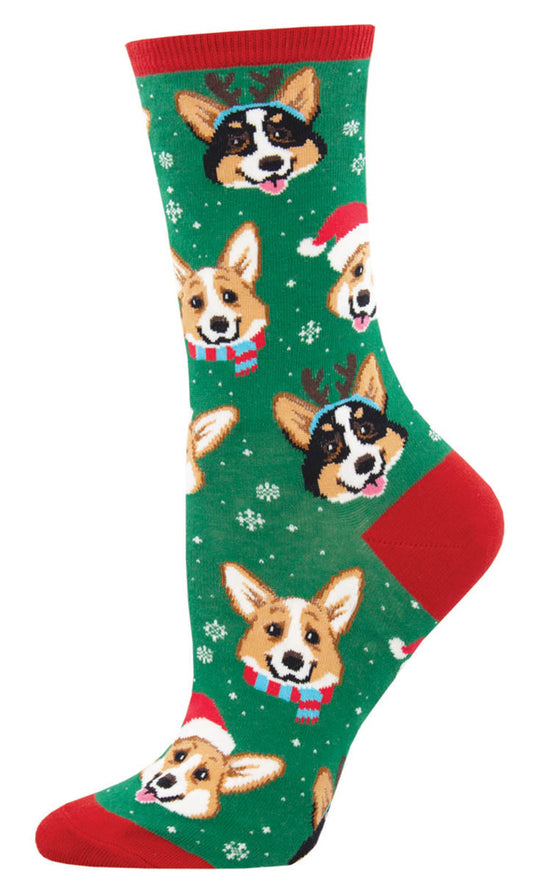 Socksmith Socks Christmas Small (women) DOGS green