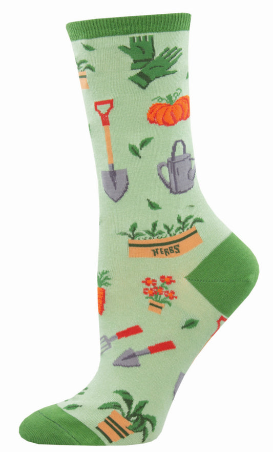 Socksmith Socks Medium (women) GARDEN TOOLS green