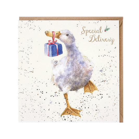 Wrendale Designs Christmas Card single DUCK gift