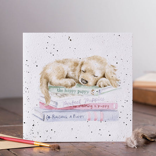 Wrendale Designs card Country Set A PUP'S LIFE puppy