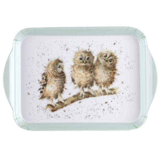 Wrendale Designs melamine Scatter Tray OWLS