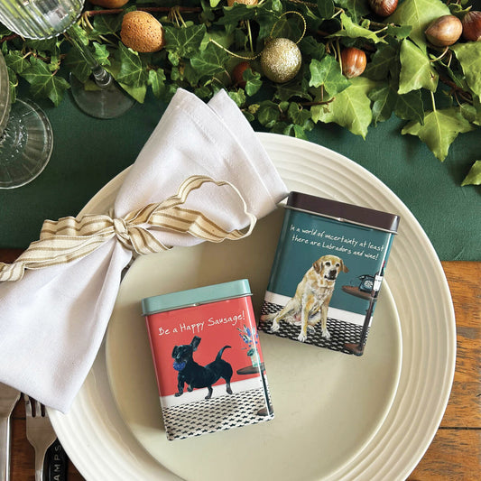 The Little Dog Laughed Treat Tins