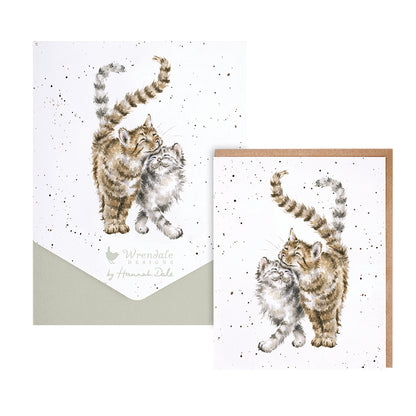 Wrendale Writing Set 8 Cards CATS tabbies