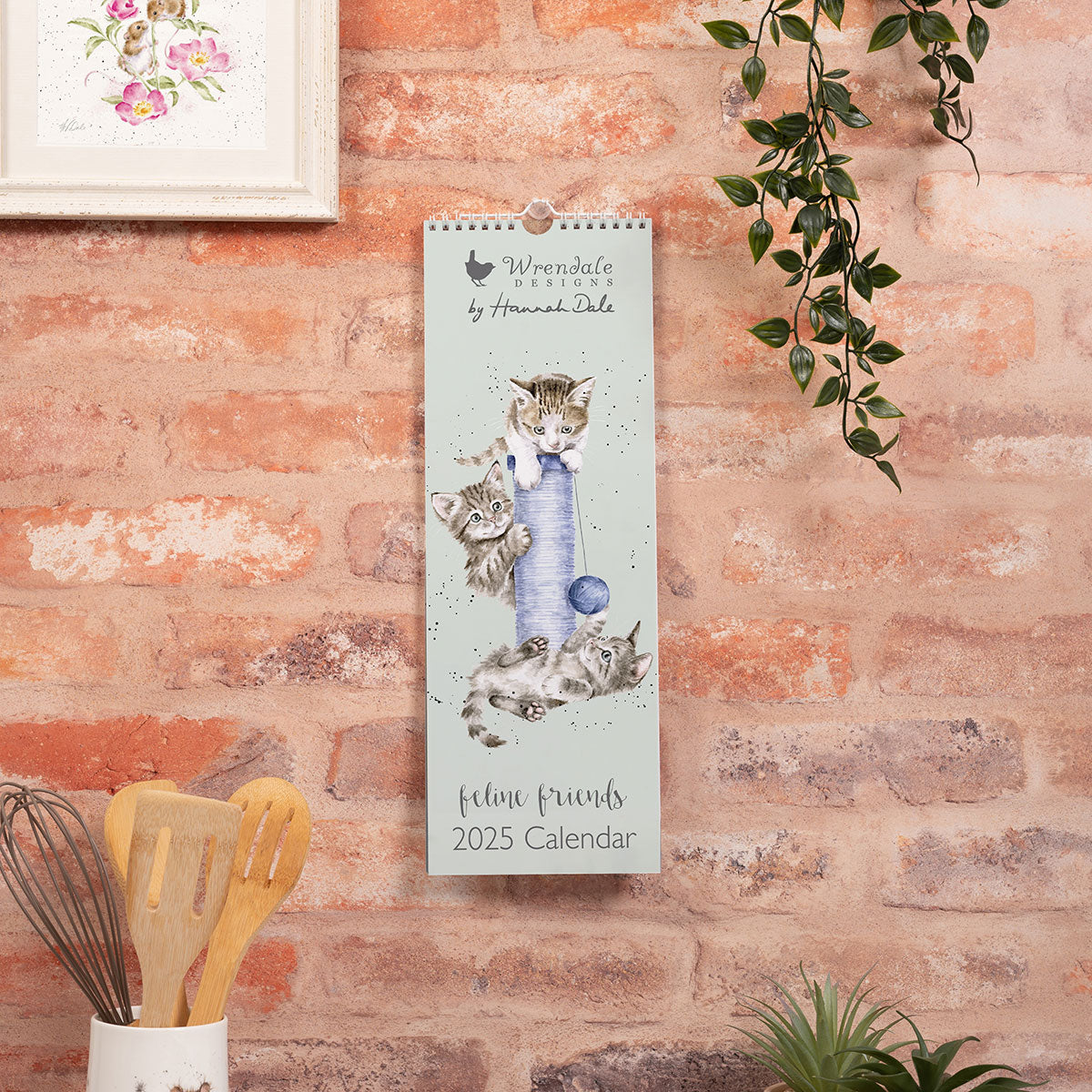 Wrendale Designs 2025 Calendar Slim FELINE FRIENDS