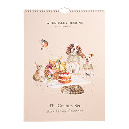 Wrendale Designs 2027 Calendar Organiser COUNTRY SET