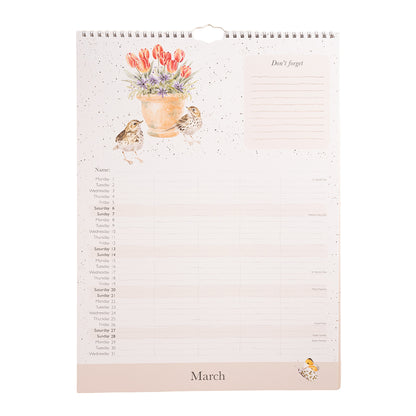 Wrendale Designs 2027 Calendar Organiser COUNTRY SET