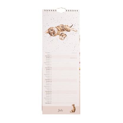 Wrendale Designs 2027 Calendar Slim FELINE FRIENDS
