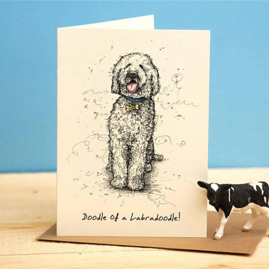 Bewilderbeest Card DOG labradoodle