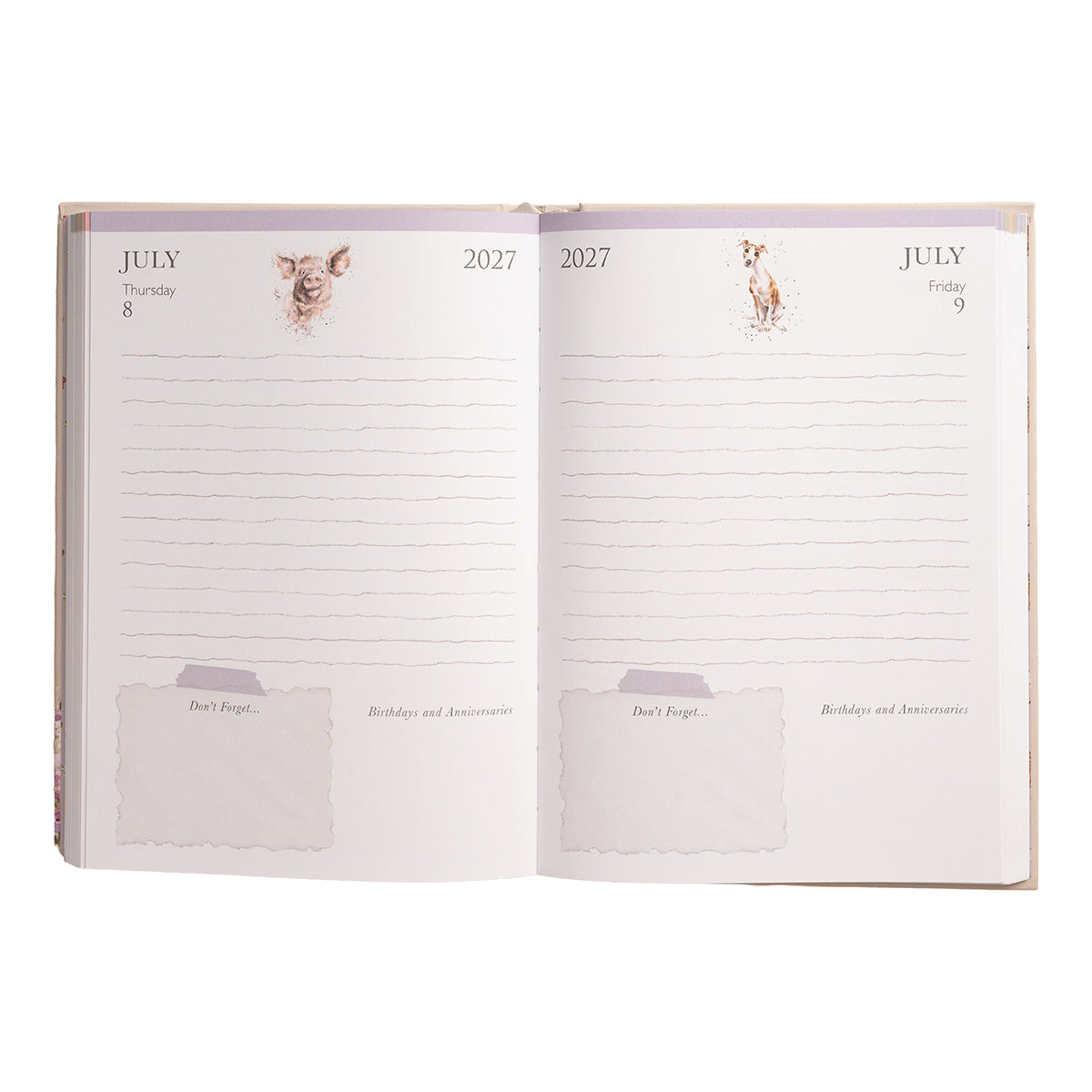 Wrendale Designs 2027 Diary Desk COUNTRY SET