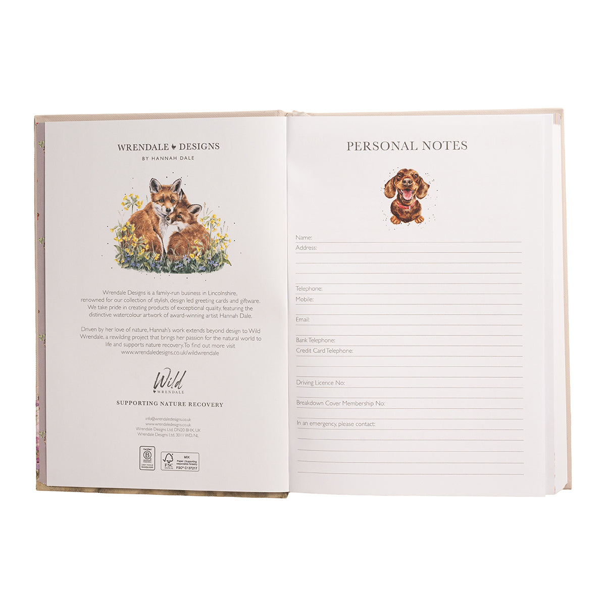 Wrendale Designs 2027 Diary Desk COUNTRY SET