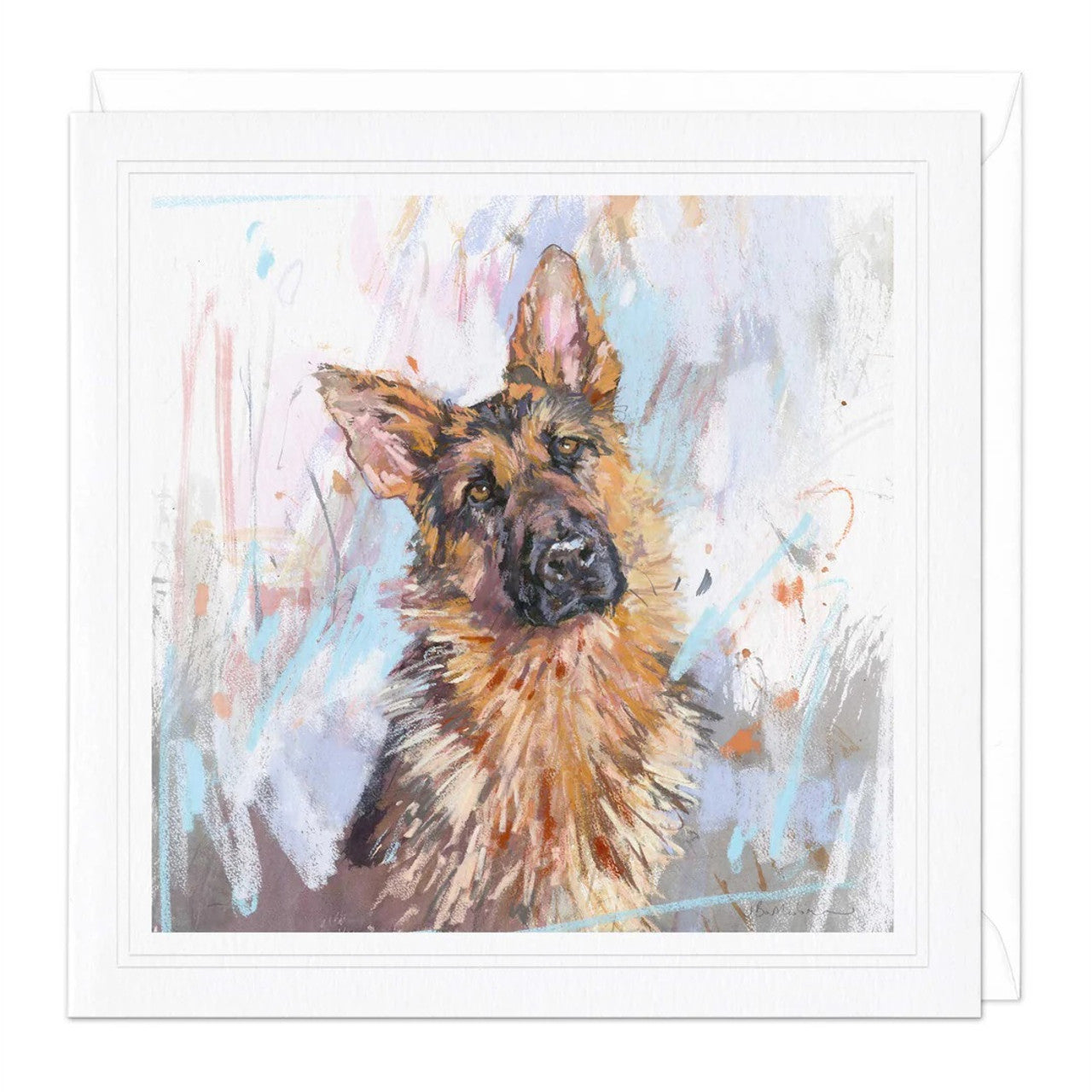 Any Occasion card GERMAN SHEPARD tilt