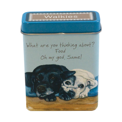 The Little Dog Laughed Treat Tin LABRADOR STAFFIE