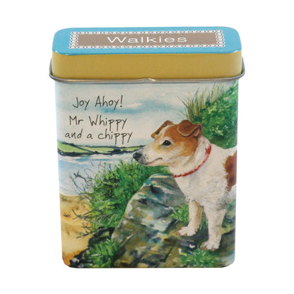 The Little Dog Laughed Treat Tin JACK RUSSELL chips