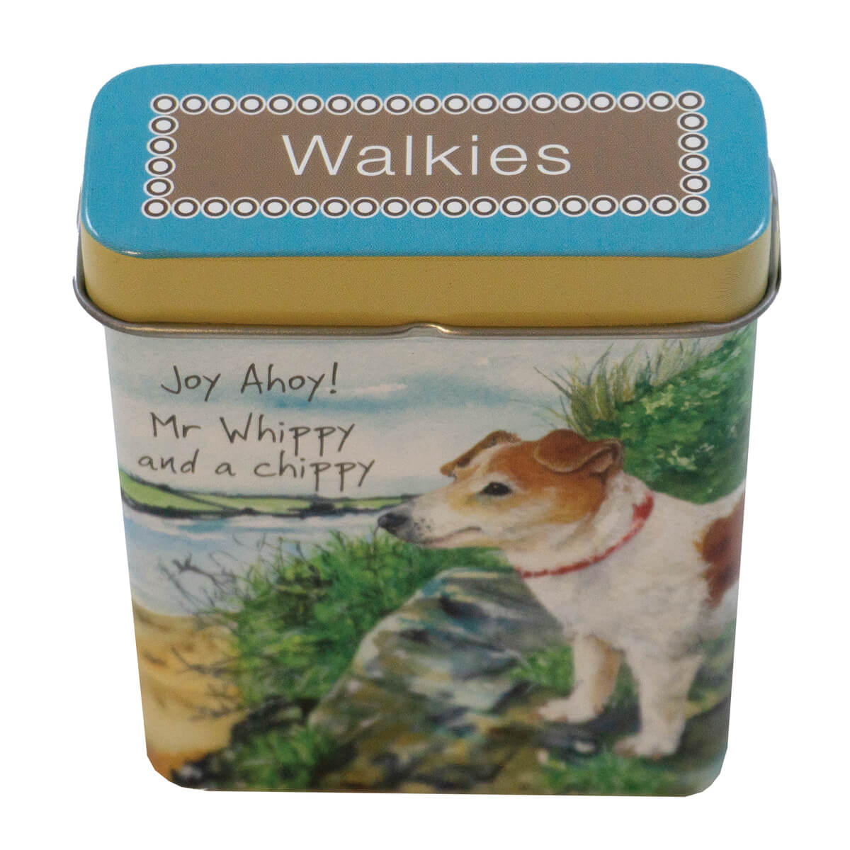 The Little Dog Laughed Treat Tin JACK RUSSELL chips