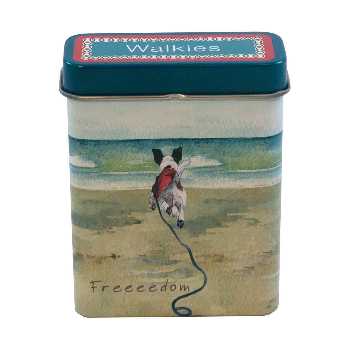 The Little Dog Laughed Treat Tin TERRIER beach escape