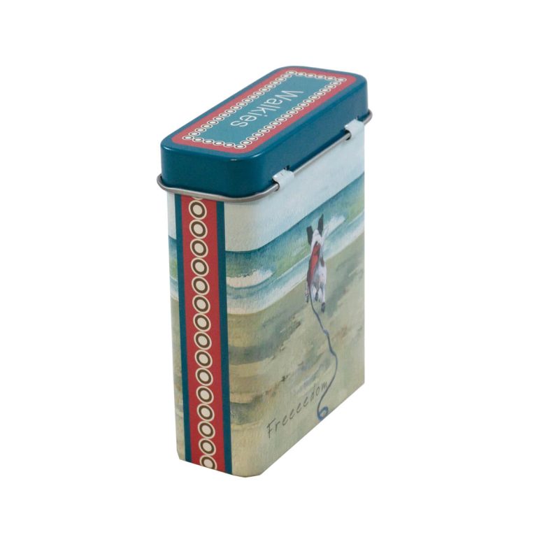 The Little Dog Laughed Treat Tin TERRIER beach escape