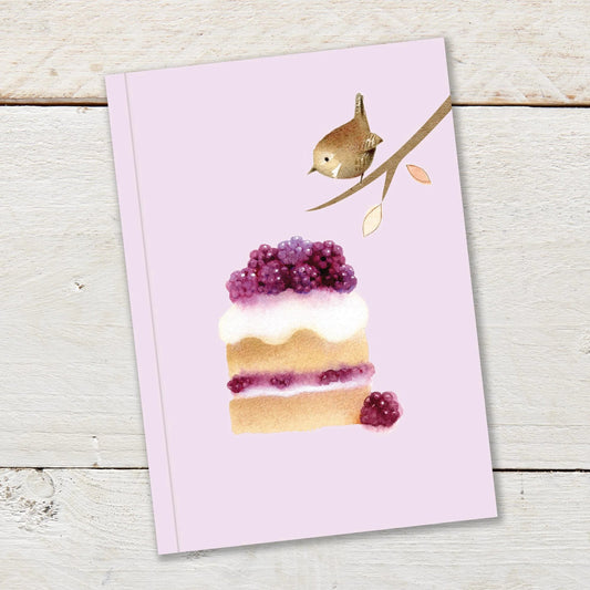 Ginger Betty Notebook A6 WREN cake