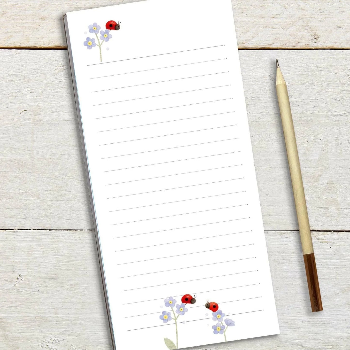 Ginger Betty Magnetic Notepad LADYBIRDS