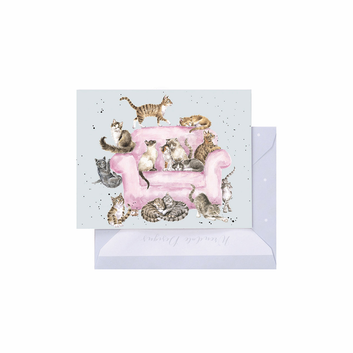 Wrendale Designs Mini card CATS Cattitude