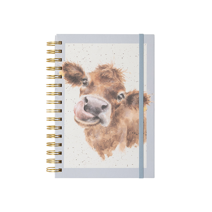 Wrendale Spiral Notebook A5 COW