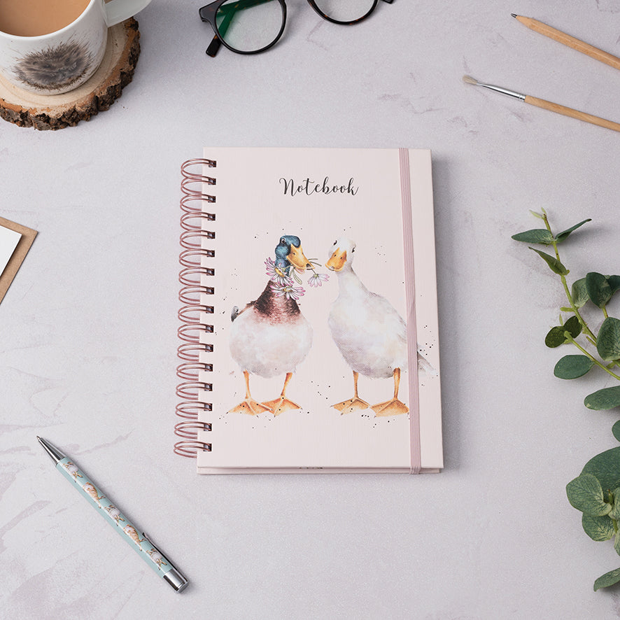 Wrendale Spiral Notebook A5 DUCKS