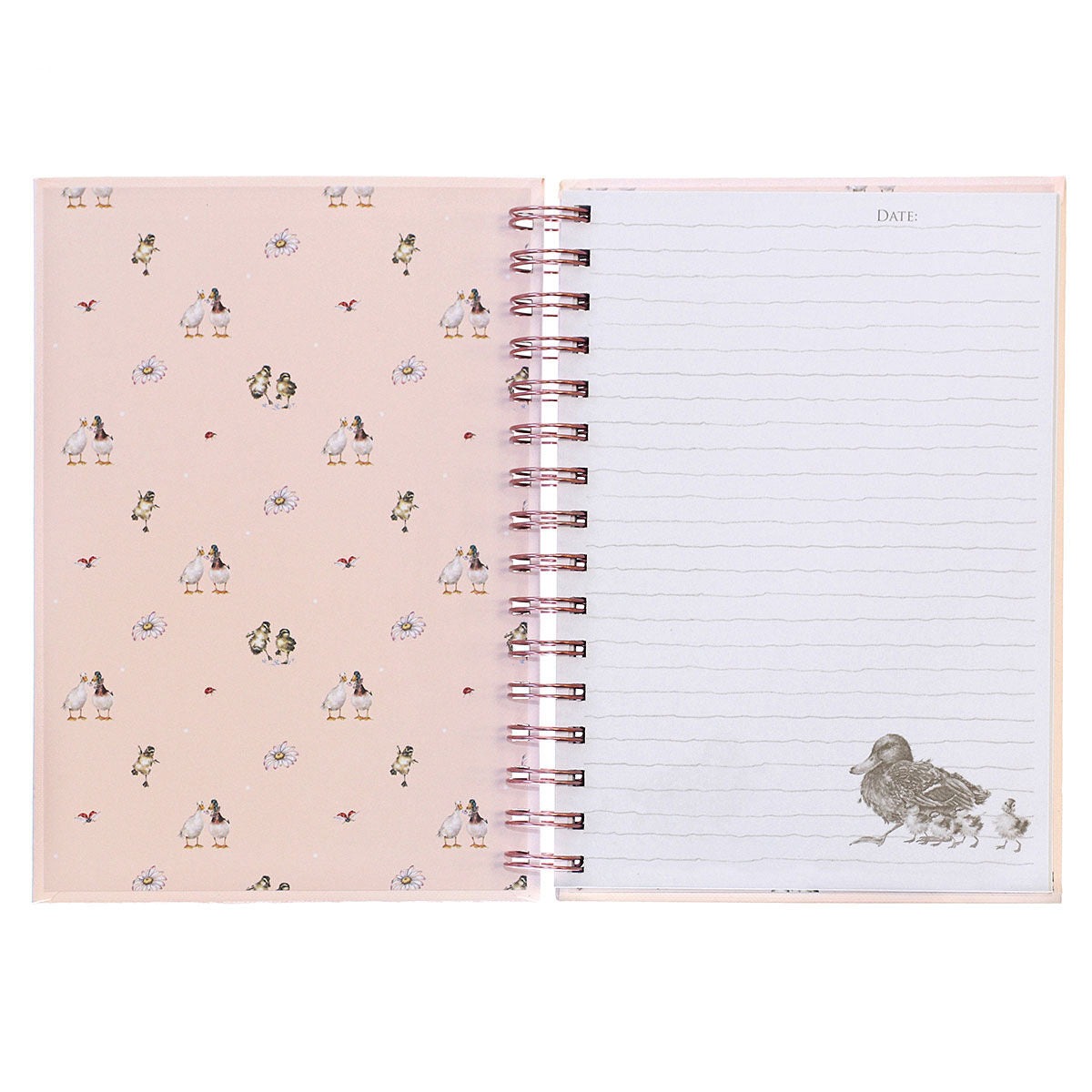 Wrendale Spiral Notebook A5 DUCKS