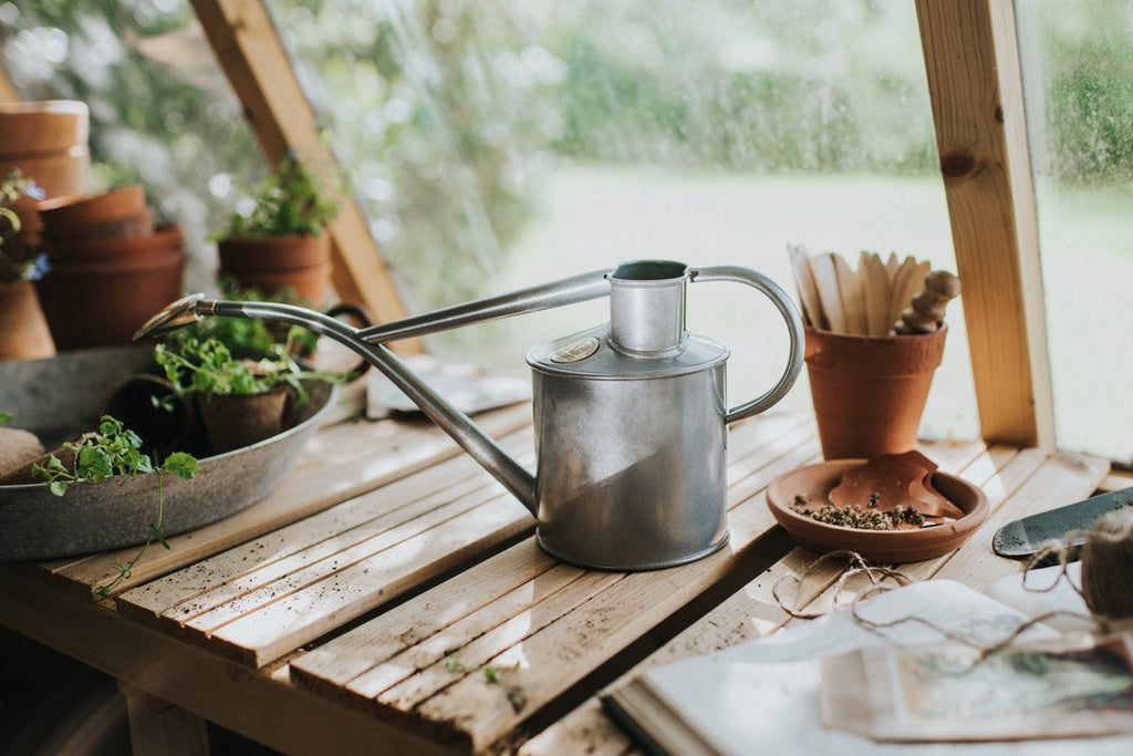 Haws Watering Can Indoor ROWLEY RIPPLE 1L TITANIUM