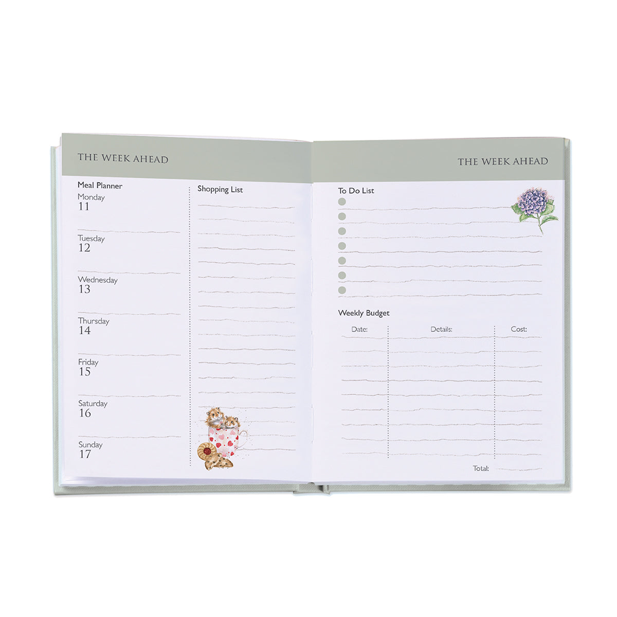 Wrendale Designs 2025 Diary Planner COUNTRY SET