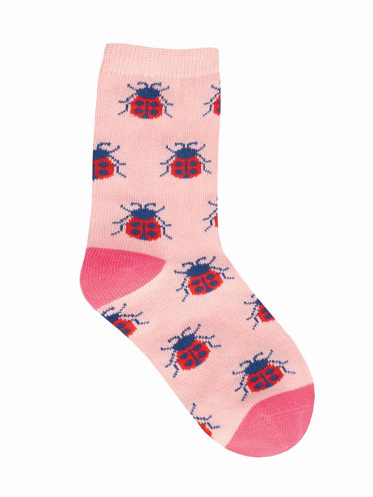 Socksmith Socks Kids 2-4 yrs LADY BUGS pink