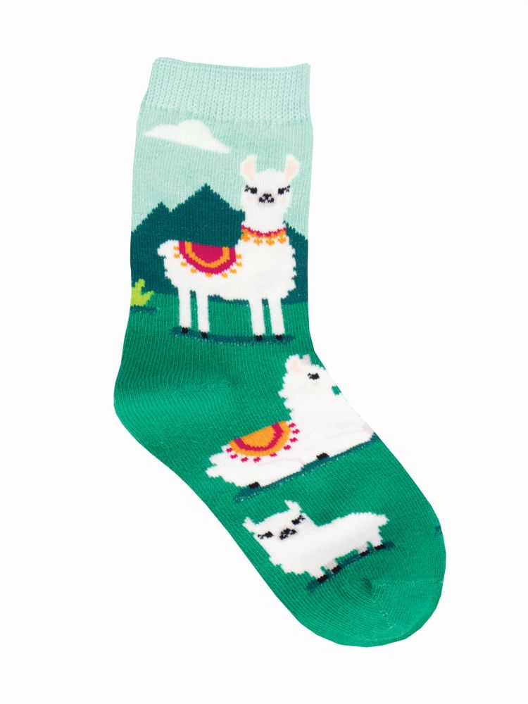 Socksmith Socks Kids 2-4 yrs LLAMA green