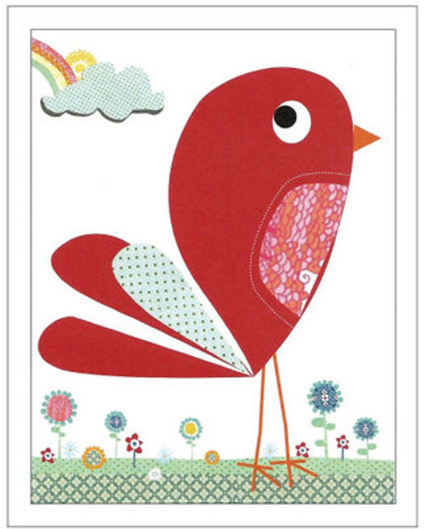 Cinnamon Aitch Pk-5 little Cards ROBIN