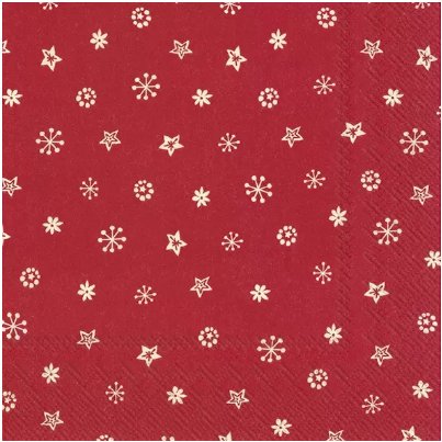 Christmas Napkins red LITTLE JOY