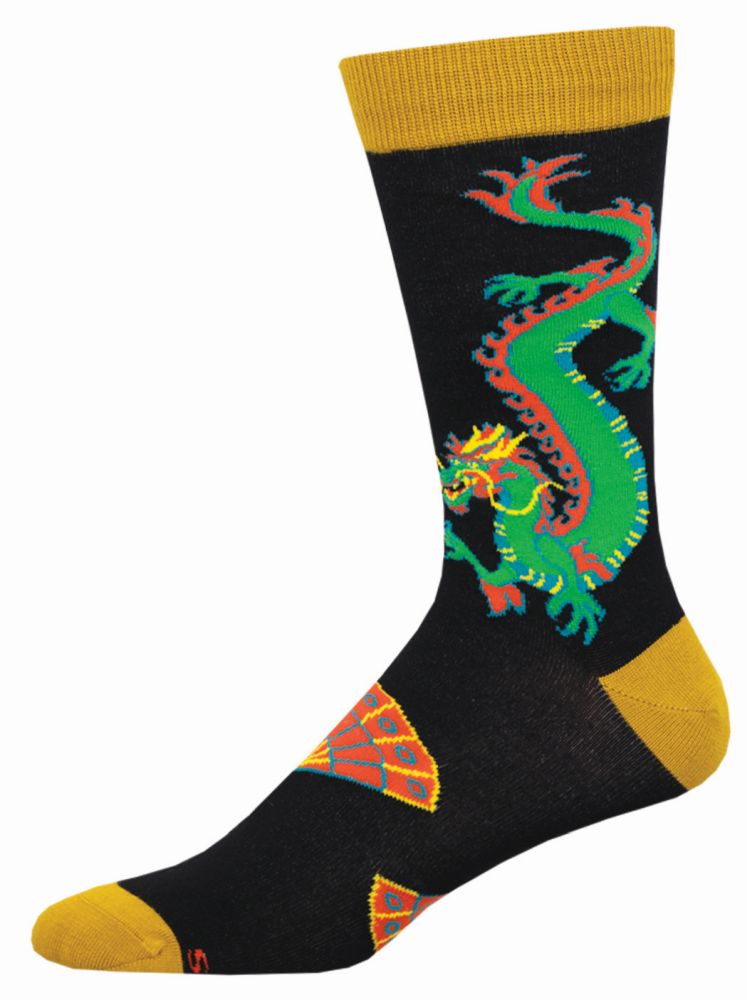 Socksmith Socks Large (men) DRAGON black