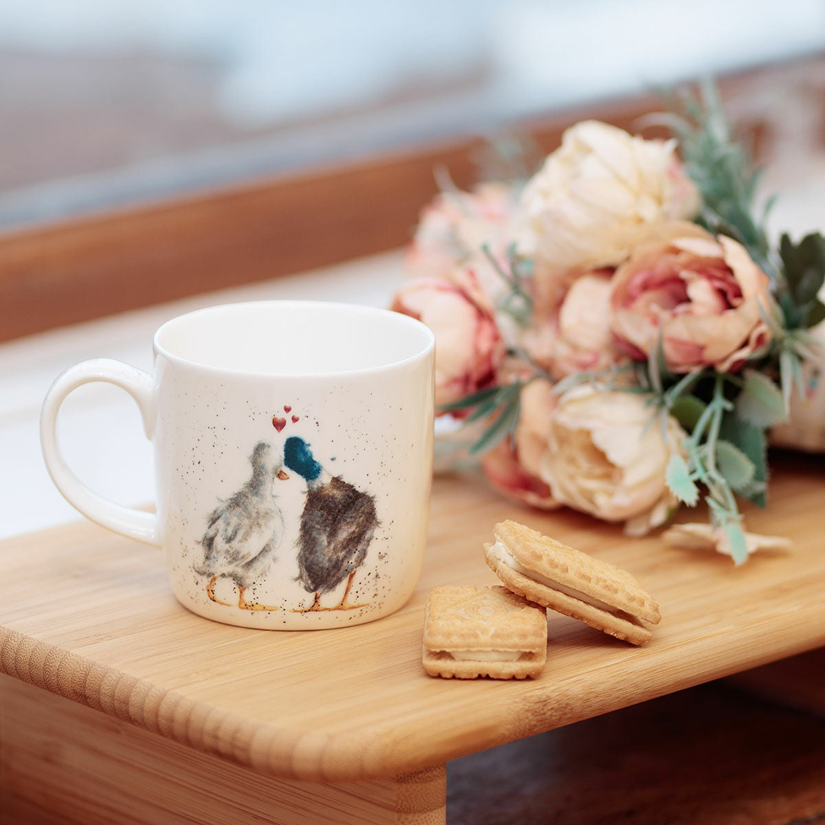 Wrendale Designs Mug DUCKS daisies