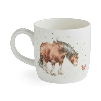 Wrendale Designs Mug CLYDESDALES two bay-coloured