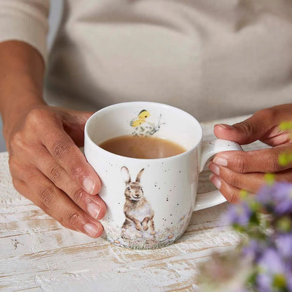 Wrendale Designs Mug Rabbit yellow butterfly