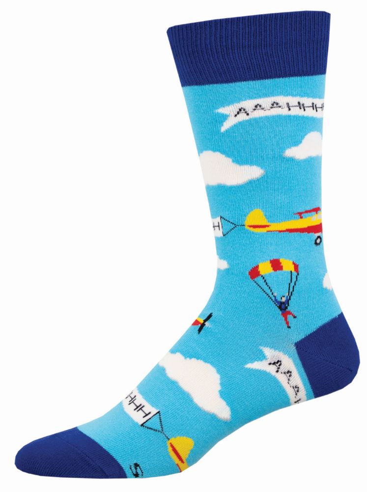 Socksmith Socks Large (men) SKY DIVING blue